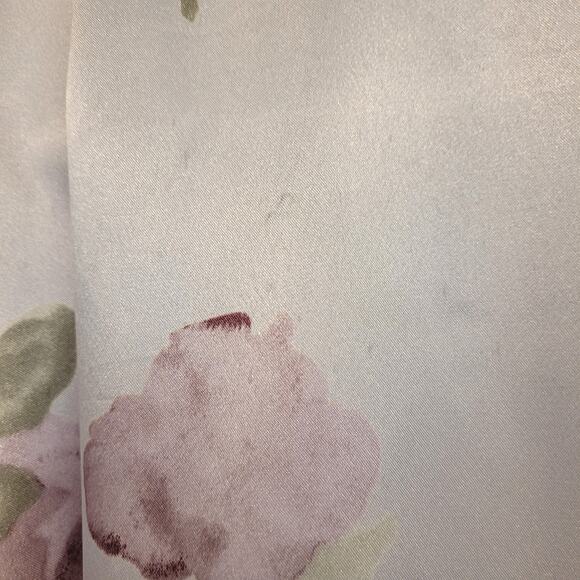 California Dynasty Vintage Floral Robe & Slip Set Large Lace Trim 2-Piece - Picture 5 of 13